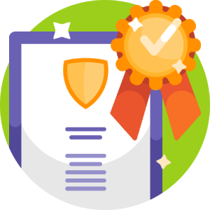 certificación icono